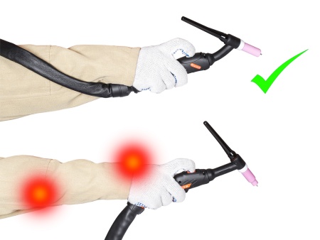 Сварочная горелка TIG Сварог TECH TS 18FLEX М12×1 4м вод. охл.